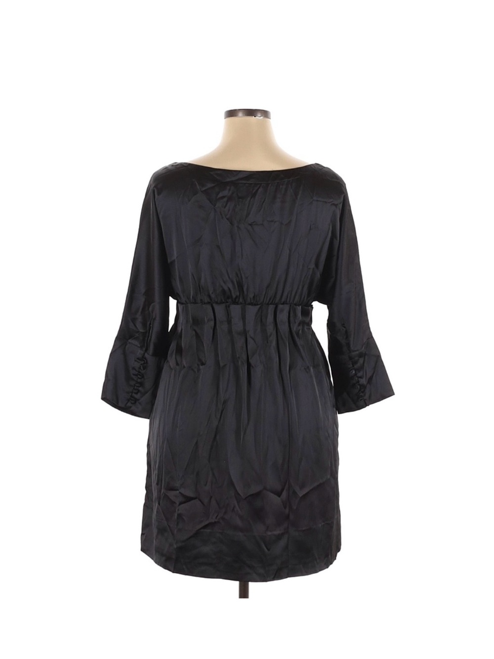 Gretchen Scott Designs Satin Black Dress - Picture 2 of 13